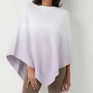 Barefoot Dreams Cozy Chic Poncho Light Lavender